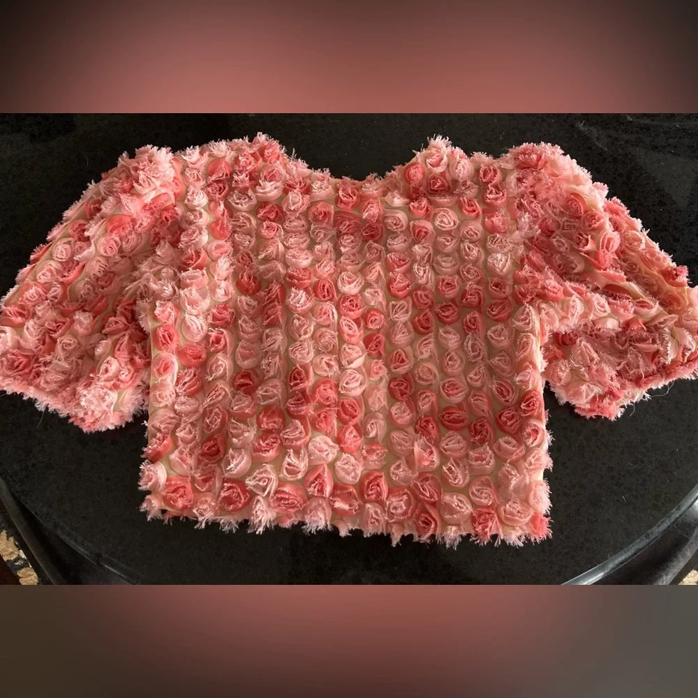 Born short-sleeve rose jacket - Picture 9 of 9